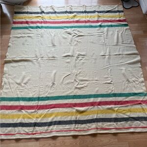 Vintage Early Settlers Frontier Wool Blanket